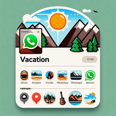 imagem de férias para whatsapp - Montanha com sol