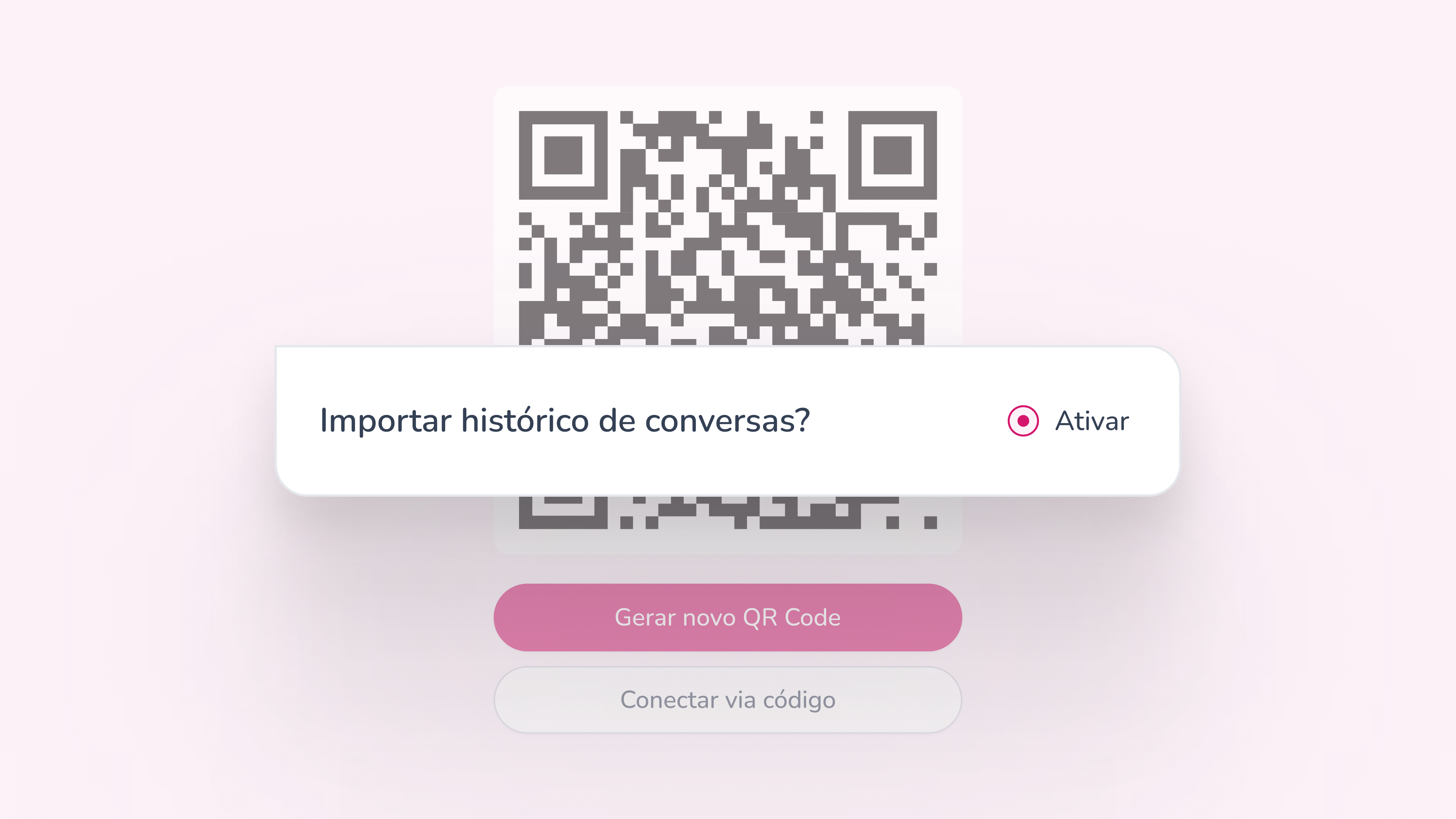 Importação de histórico: comece no Pink App sem perder o contexto das conversas