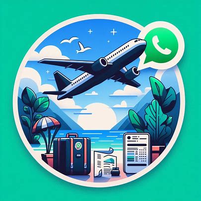 imagem de férias para whatsapp - Avião